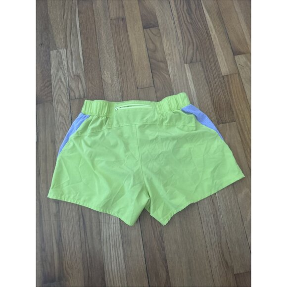 Outdoor Research Bright Yellow Green and Purple Running Shorts Women's Size L - Picture 5 of 5